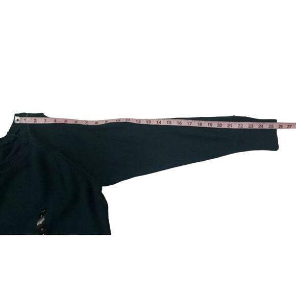 Torrid SPLIT SLEEVE PULLOVER SWEATER 0X Green - Picture 6 of 7